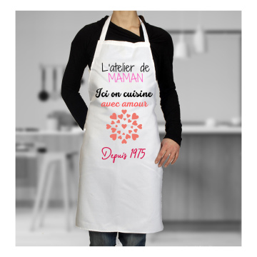 Tablier de cuisine personnalisé